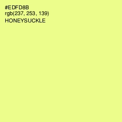 #EDFD8B - Honeysuckle Color Image