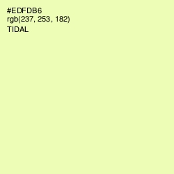 #EDFDB6 - Tidal Color Image