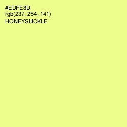 #EDFE8D - Honeysuckle Color Image