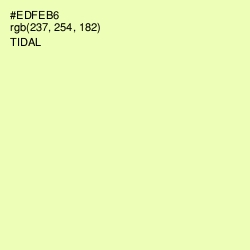 #EDFEB6 - Tidal Color Image
