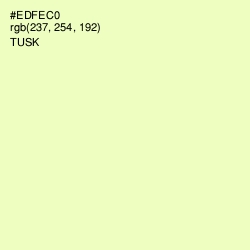 #EDFEC0 - Tusk Color Image