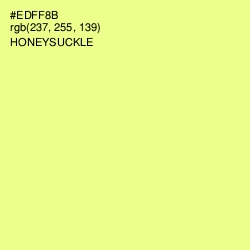 #EDFF8B - Honeysuckle Color Image