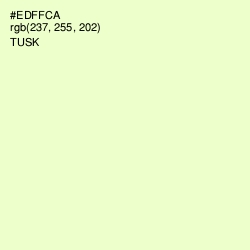 #EDFFCA - Tusk Color Image