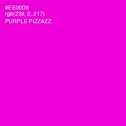 #EE00D9 - Purple Pizzazz Color Image