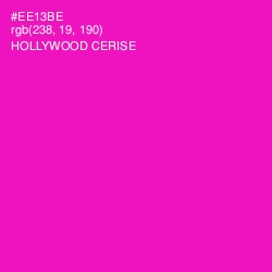 #EE13BE - Hollywood Cerise Color Image