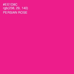 #EE1D8C - Persian Rose Color Image