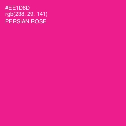 #EE1D8D - Persian Rose Color Image