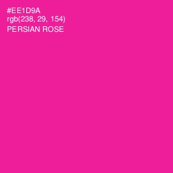 #EE1D9A - Persian Rose Color Image