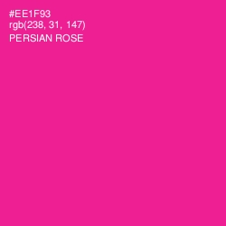 #EE1F93 - Persian Rose Color Image