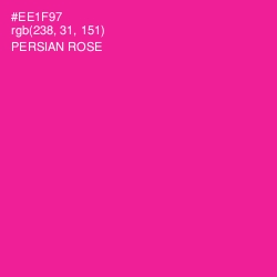 #EE1F97 - Persian Rose Color Image