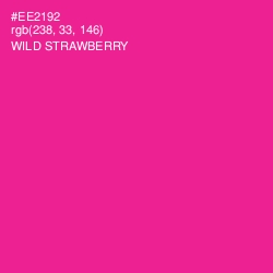 #EE2192 - Wild Strawberry Color Image