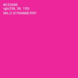 #EE269B - Wild Strawberry Color Image
