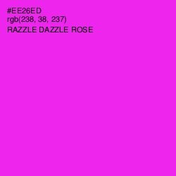 #EE26ED - Razzle Dazzle Rose Color Image