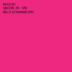 #EE2781 - Wild Strawberry Color Image