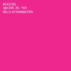 #EE278E - Wild Strawberry Color Image