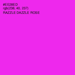 #EE28ED - Razzle Dazzle Rose Color Image