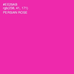 #EE29AB - Persian Rose Color Image