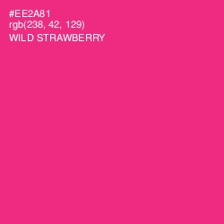 #EE2A81 - Wild Strawberry Color Image