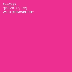 #EE2F92 - Wild Strawberry Color Image