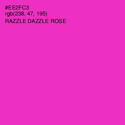 #EE2FC3 - Razzle Dazzle Rose Color Image