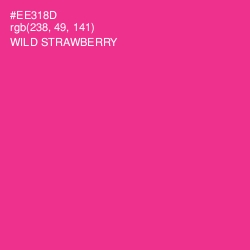 #EE318D - Wild Strawberry Color Image