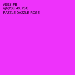 #EE31FB - Razzle Dazzle Rose Color Image