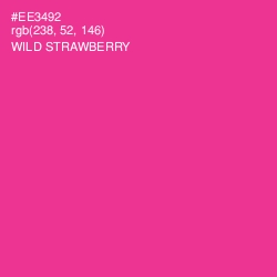 #EE3492 - Wild Strawberry Color Image