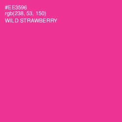 #EE3596 - Wild Strawberry Color Image