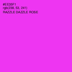 #EE35F1 - Razzle Dazzle Rose Color Image