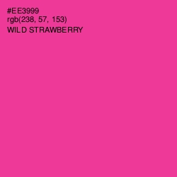 #EE3999 - Wild Strawberry Color Image
