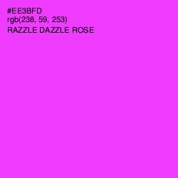 #EE3BFD - Razzle Dazzle Rose Color Image