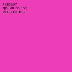 #EE3EB7 - Persian Rose Color Image