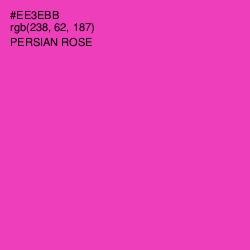 #EE3EBB - Persian Rose Color Image