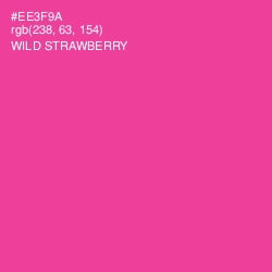 #EE3F9A - Wild Strawberry Color Image