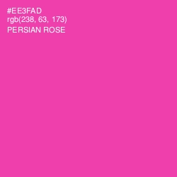 #EE3FAD - Persian Rose Color Image