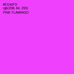 #EE40FD - Pink Flamingo Color Image