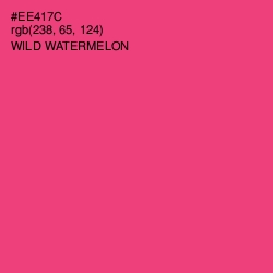 #EE417C - Wild Watermelon Color Image