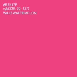 #EE417F - Wild Watermelon Color Image