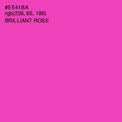 #EE41BA - Brilliant Rose Color Image