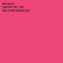 #EE457A - Wild Watermelon Color Image