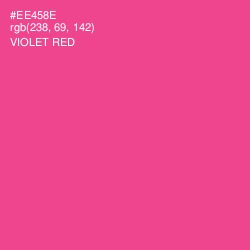 #EE458E - Violet Red Color Image