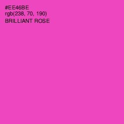 #EE46BE - Brilliant Rose Color Image