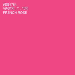 #EE4784 - French Rose Color Image