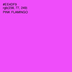 #EE4DF9 - Pink Flamingo Color Image
