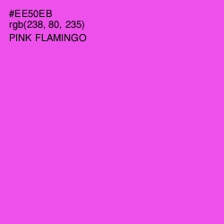 #EE50EB - Pink Flamingo Color Image