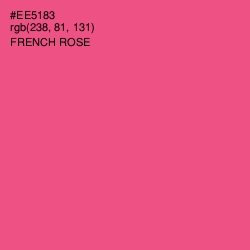 #EE5183 - French Rose Color Image