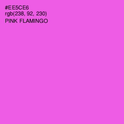 #EE5CE6 - Pink Flamingo Color Image