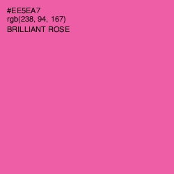 #EE5EA7 - Brilliant Rose Color Image