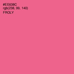 #EE638C - Froly Color Image