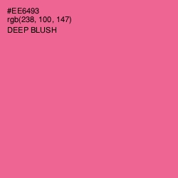#EE6493 - Deep Blush Color Image